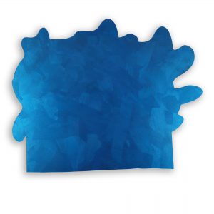 Curves blau Acryl auf Aludibond 68 x 86 x 4,6 cm 2016